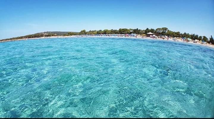 Villa panoramica immersa nel verde Porto Pino Esterno foto